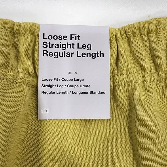 Nike Solo Swoosh Heavy Weight Yellow Fleece Sweatpants Men's 4XL DX1364 063 NWT - Picture 11 of 15